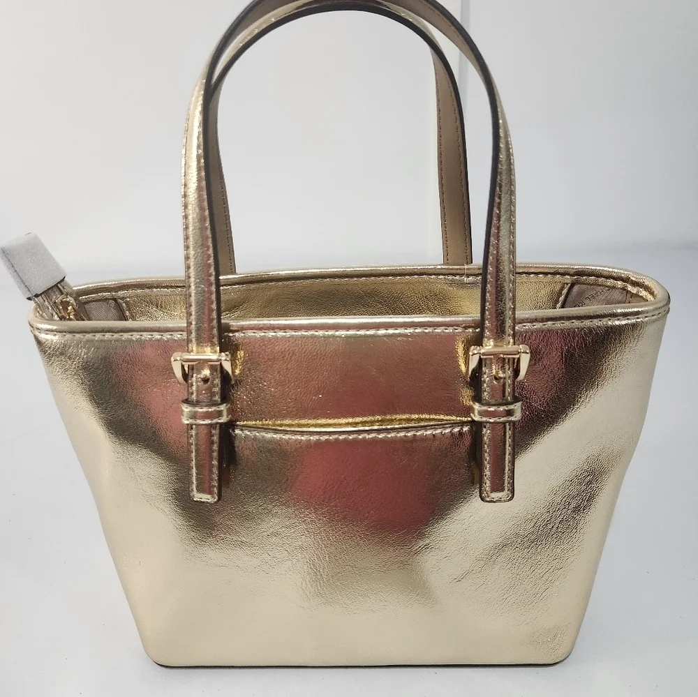 Michael Kors Small Gold Tote Bag